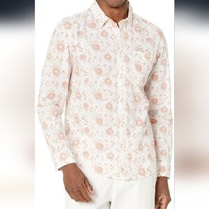 Dockers Men's Floral White Shirt